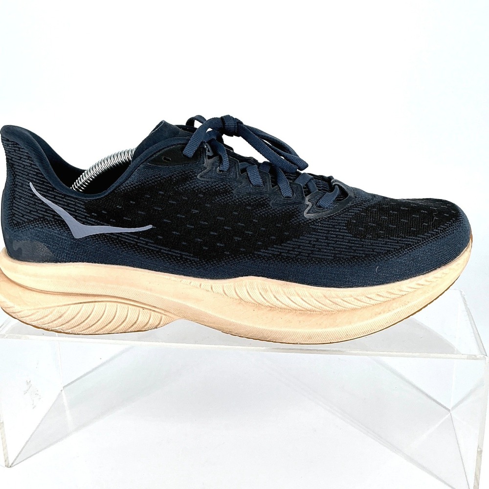 Hoka One One Mens Size 11 D Mach 6 Running Shoes Blue Peach VCK